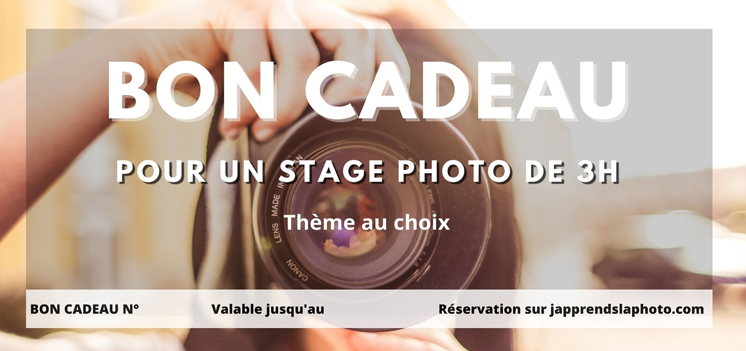 stage Photo Versailles - Carte Cadeau